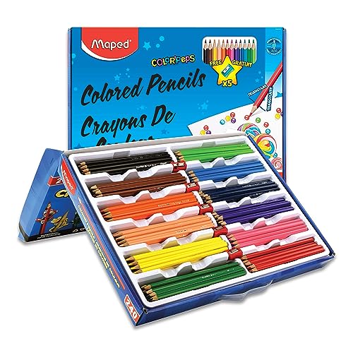 Maped - Color'Peps - Triangular colored pencils - 240 count