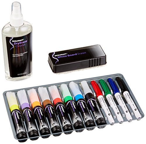 SKILCRAFT Dry-erase 12-Color Marker System (NSN3656126)