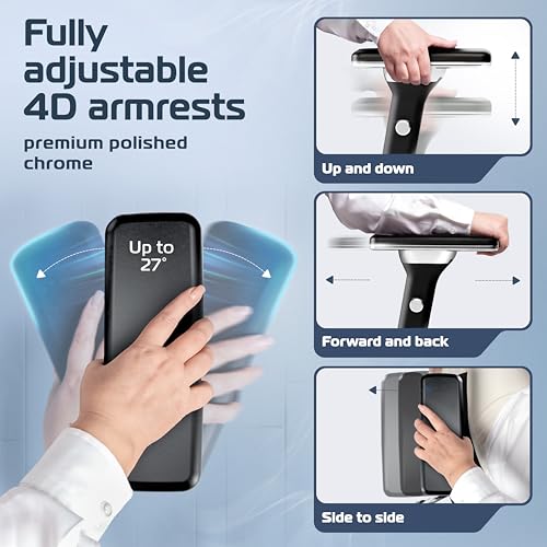 CLOUVOU Ergonomic Office Chair | [Premium] Desk Chair with Headrest, Tilt