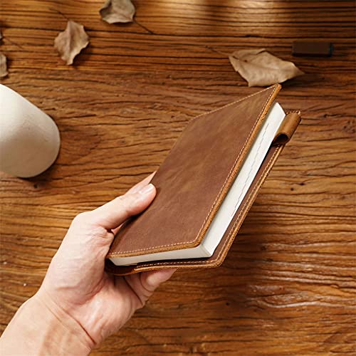GFHSKRPL Notebook A5 A6 Notebooks Planner Notes Diary Retro Personal Diary Stationery Office Supplies(With Line Paper)