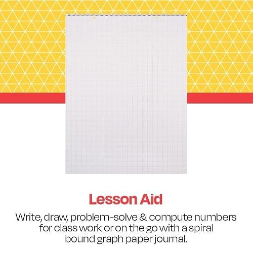 School Smart PAPER CHART 24X32 GRID RLD 25 SHTS