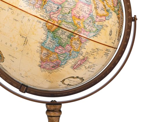 Replogle Treasury 12" Floor and Desktop Geographic Convertible Globe (Antique)