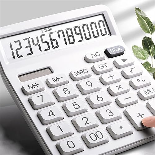 ZHIQISHI Scientific calculatorCalculators Desktop Calculator， Simple Business Dual Power Supply Accounting Desktop Calculator