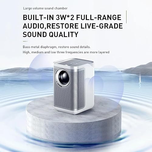 Projector 380ANSI Lumen 1080P LED Theater Video for Home Cinema Global