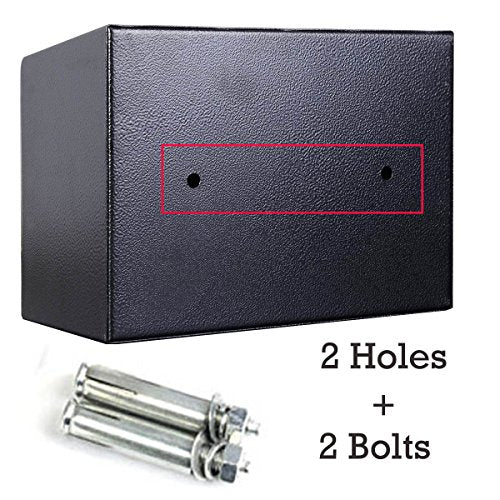 TBLOTYD Digital Electronic Safe Box for Home Office Hotel Security Solid Steel with Keypad Lock/Gray/8.5L ，Black-4.6L