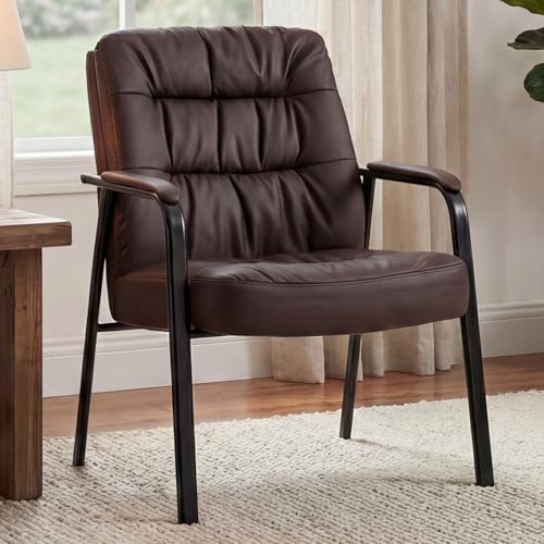 OLIXIS Waiting Room Chairs, Guest Chair, Faux Leather