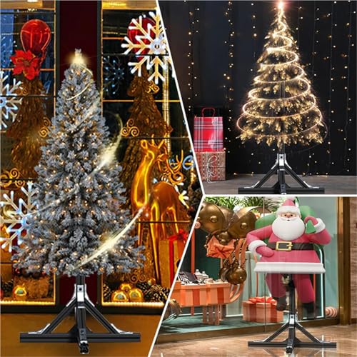 Vertical Advertising Machine Rotating Projection Display Simulation Christmas Tree Arrangement Decorative Ambient Lighting 3D
