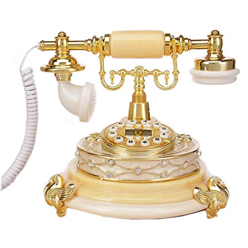 QUANGJN Telephone Antique Telephone European Antique Retro Phone Creative Fashion Home Landline Garden Office Telephone Landline WD