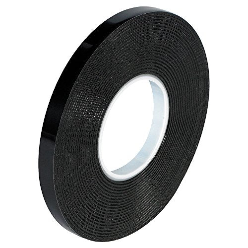 3M VHB 4x8 Tape, 1/2" x 5 yd, Black (VHB494912R)