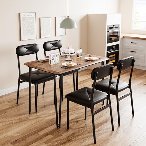 IDEALHOUSE Industrial Office Desk and Chair Set