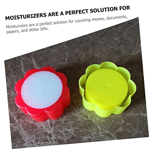 36 Pcs Sponge Cylinder Hand Wet Device Counting sponges Office Supplies Office Accessories Plastic envelopes Finger Grips for Sorting Paper fingertip moisturizer Office Supply Tool