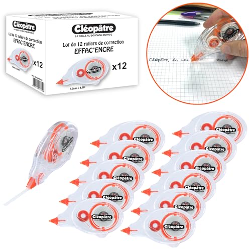 Pack of 12 Dry Ink Erasers 4.2mm x 8m