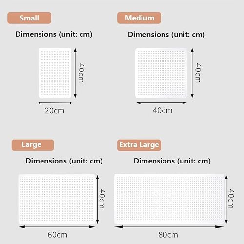 ZBJDX Clamp on Desk Organizer Shelf, Metal Desk Partition Panel, Desk Extender with Pegboard, Multifunctional Desktop Display Stand,White,Large