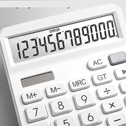 ZHIQISHI Scientific calculatorCalculators Desktop Calculator， Simple Business Dual Power Supply Accounting Desktop Calculator