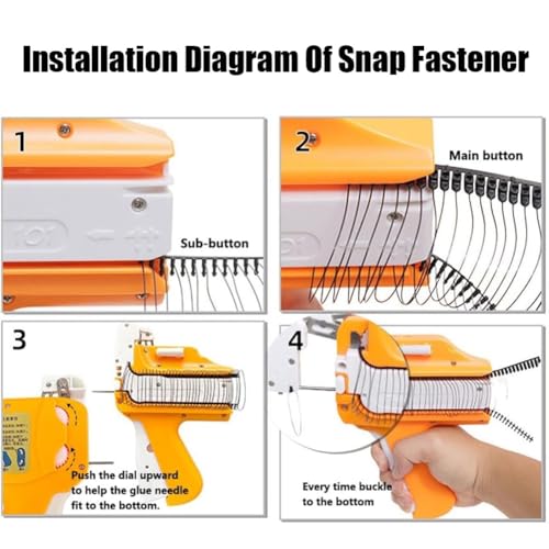 XIVUIFOI Heavy Duty Tagging Gun for Clothing and Retail,Plastic Staple Gun for Tags,Fast Garment Tag Attacher,Efficient Daily Essentials,1pcs/2min,Versatile Application