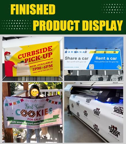 Custom Banner 2ft x 4ft Vinyl Banner Custom Backdrop - Full Color 13 Oz Sign - Personalized Banners with High-Resolution Images, Text
