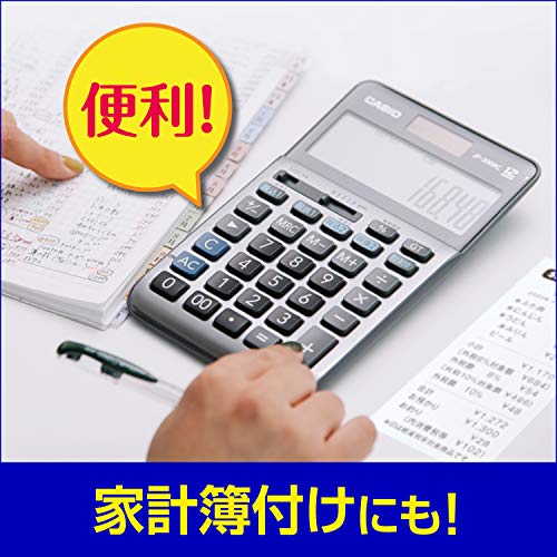 Casio DF-200RC-N Reduced Tax Rate Calculator, 12 Digits, Total Tax Calculation Function, Desk Type