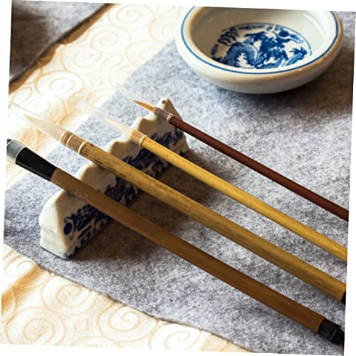 Chinese Calligraphy Brush Kanji Drawing Brush Beginner Students，3pcs Writing Brush Japanese Pen Suit Japanese Accessories Ink Painting Brushes Chinese Calligraphy Brushes Calligraphy Brushes for Water
