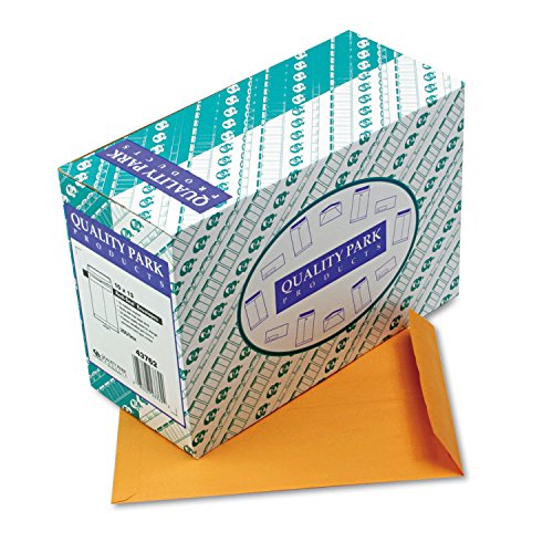 Quality Park 43762 Redi-Seal Envelope, Plain, 28Lb, 10-Inch x13-Inch, 250/BX, Kraft