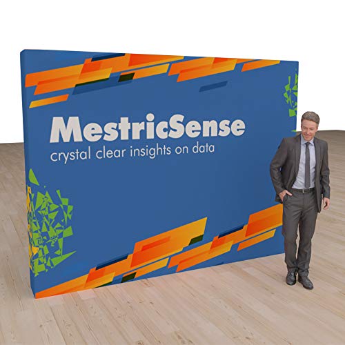 Vispronet Trade Show Display - Pop Up Booth Curved (9.8ft x 7.4ft)