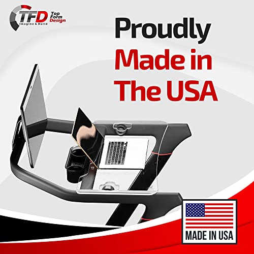 TFD Tread Tray 2.0 for Peloton Tread, Clear, Made in USA