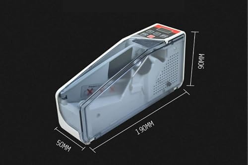 LFMDZC Mini Money Counter, Portable Money Counter Machine Bill Counter Money Handy Bill Cash Counter for Multi-Currency Handy Banknote Counter,100-240V LCD Display