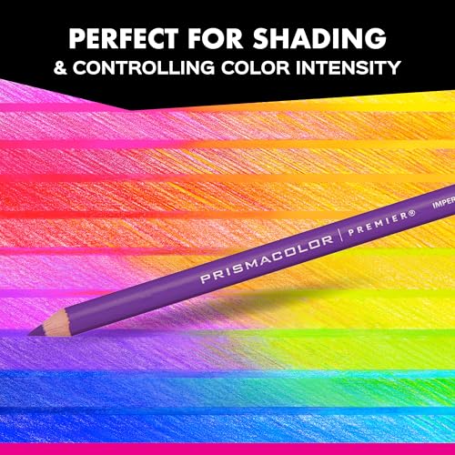 Prismacolor Premier Colored Pencils, Soft Core, Assorted Colors, 72 Count - Durable, Vibrant, Ultra-Smooth, Adult Coloring, Drawing, Sketching, Arts & Crafts