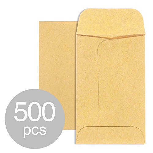 ACSTEP #5 Coin Envelopes 3 1/8 x 5 1/2 500packs Small Parts Envelope