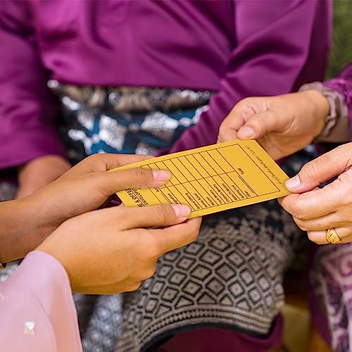 1200 Pcs Church Offering Tithe Donation Envelopes 6.5 x 3.5 Inch Golden Paper Tithes and Offering Envelopes for Church Tithing Checks and Cash Envelopes for Offering (1200, Tithes And Offering)