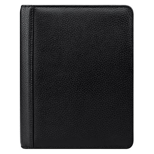 FranklinCovey - Franklin Ring-Bound Binder for FranklinCovey Planners | Leather Open Binder (Classic, Black)