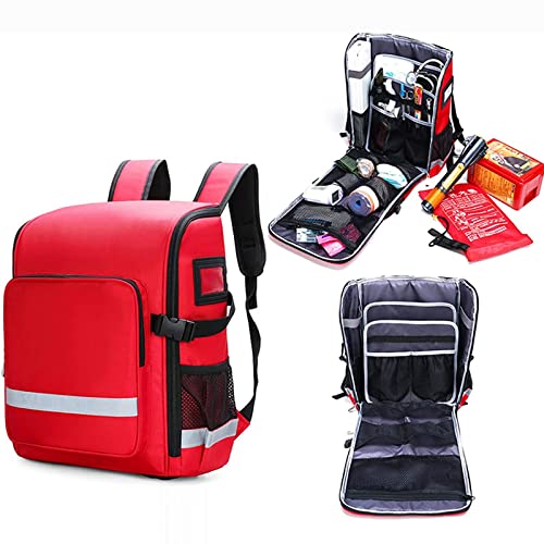 YUSIWOAL Portable First Aid Kit Bag, Emergency Survival Bag Medicine Storage Bag, for Home, Office, Camping, Workplace, Car and Travel (Color : Blue)