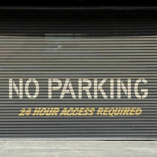 89x15.8Inch Zone Marking Stencil Oversized Parking Restriction Templates Flexible Silicone Templates for Driveways Parking Stencil