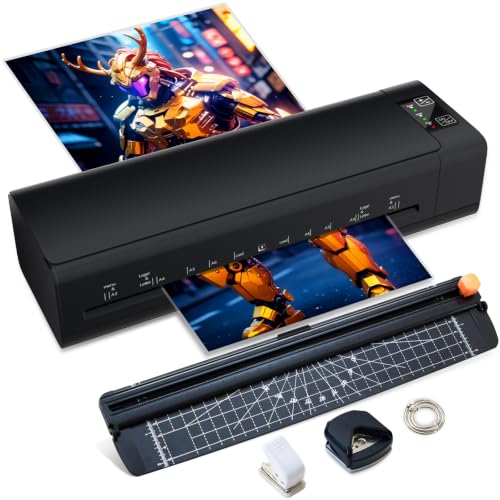 Chilino 13inch Laminator Machine, 9-in-1 Hot & Cold Laminating Machine