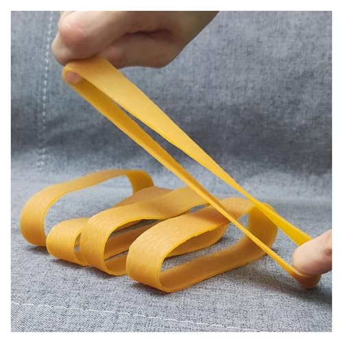 ACEFCXAUSVC Stretchy Rubber Bands, Heavy Duty Elastic Bands, 20Pcs High Elasticity 4.7 Inch Rubber Bands with Retractable Latex Loop