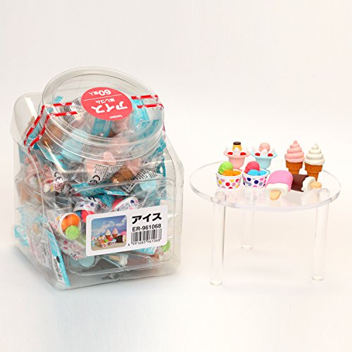 Sugata Iwako Ice Eraser, 60 Pieces SCER961068