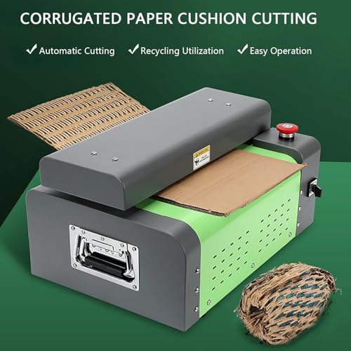 UWYTGF Paper Honeycomb Packaging Padding Machine, Transforms Cardboard Into Packing Material, Filling Cushioning Cardboard Cutting Machine