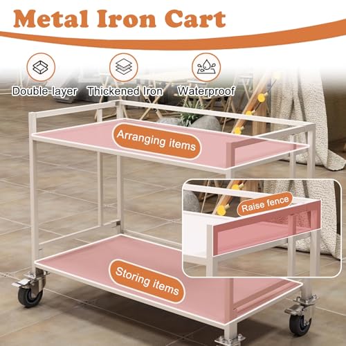 White Vendor Booth Display Stand, 90 100 110 120 CM Wide Portable Metal Market Stall w/Wheels for Outdoor Vending Sale Display, Foldable Retail Concession Stand(47 1/5 x23 3/5 in(120x60CM))