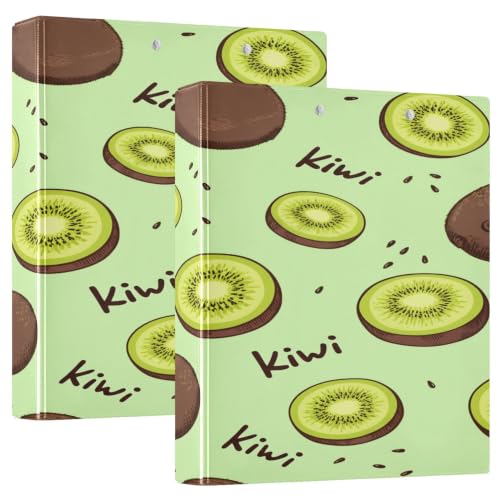 Xpdkjwd Singular Fruit Diagram 3 Ring Binder Can Hold 200 Letter Size Binders, Suitable for Home, Office, Dormitory, 2Pcs