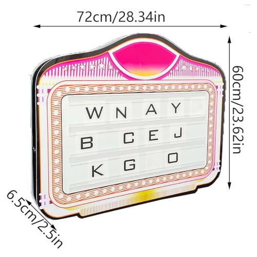 Dfdieratve LED Club Bottle Presenter, Color Letter Billboard, Bottle Presenter for Night Club, Hand Holding Luminous LED Presenter, Perfect for Club, Night Club, Party, Bar