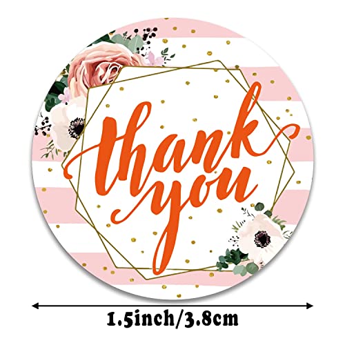VIAENKFG 25/38MM Thank You Sticker Wedding Decor Party Gift Sealing Envelope(25MM)