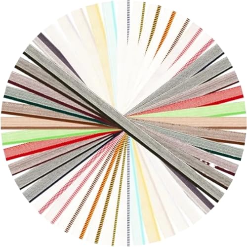 Superhao Book Headband 24Pcs Book Binding Headbands Cotton End Band Materials Kit for Beginners