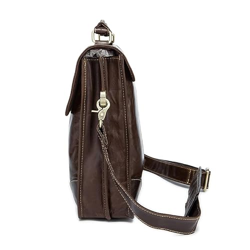 YRJFUT Vintage Men's Briefcase Large Capacity Business Computer Bag