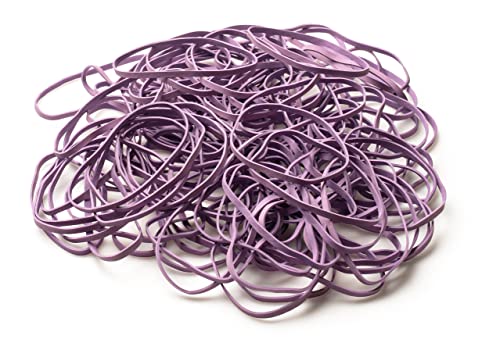 PlasticMill Rubber Bands Size 33, Office Supplies, Lavender, 1,000-Pack
