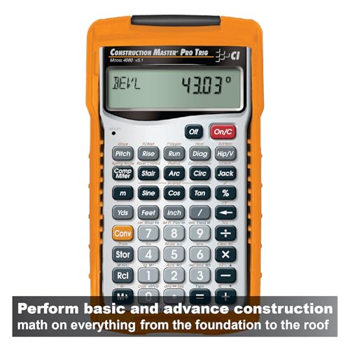 Calculated Industries 4080 Construction Master Pro Trig Calculator