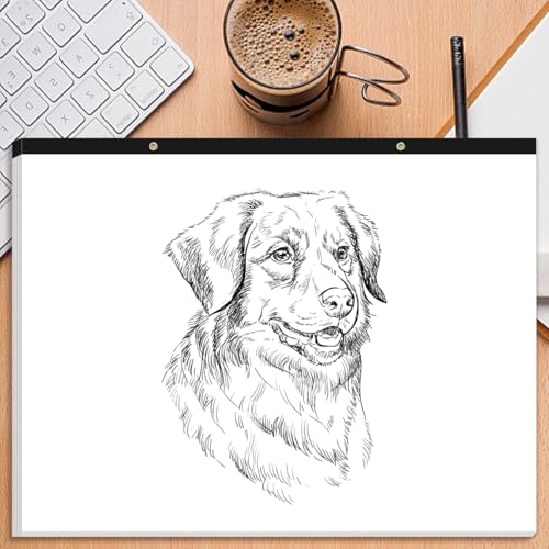 (2-Pack) Large Blank Paper Pad - 22" x 17" Blank Notepad, 100 Sheets/200 Pages, 100 Gsm White Paper Notepad for Office/School/Home