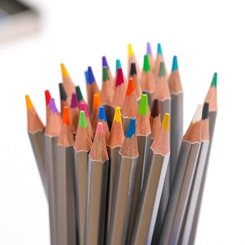SIDUFHAOPKLL 72 Color Pencil Set Brushes Student Art Doodle Pen Professional Oil-based Colored Pencils