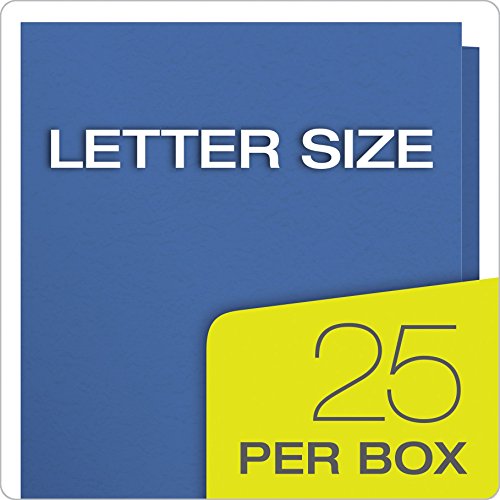 Oxford Twin Pocket Folders with Fasteners, Letter Size, Royal Blue, 25 per Box (57712)