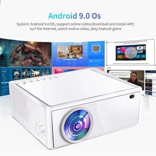 Projector 4K Android 5G 11000 Lumens 1080P 2+16G Smart TV Home Cinema Outdoor Movie Projectors