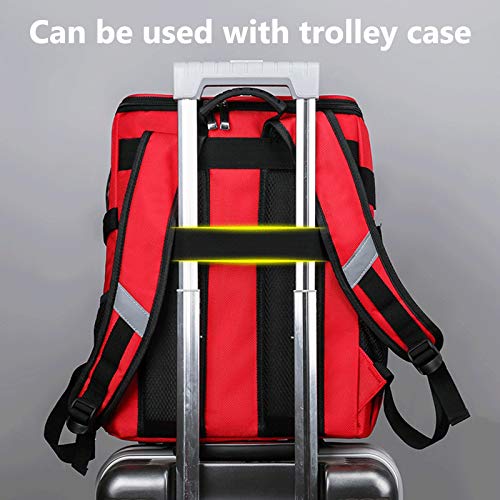 Portable First Aid Kit Bag, Tactical Trauma Kit Emergency Survival Kit, for Home, Office, Camping, Workplace, Car and Travel