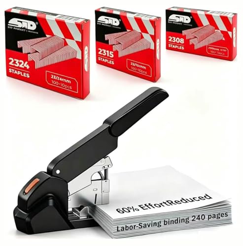 Pro Heavy Duty Stapler 240Page Capacity Extra Large Desktop Office Stapler-